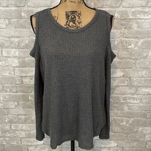LoveMarks Thermal Cold Shoulder Top